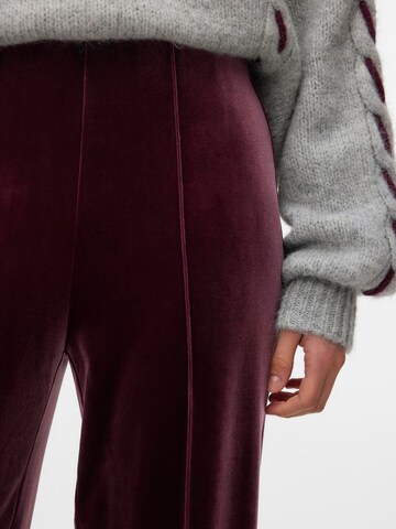VERO MODA - regular Pantalón plisado 'HANNA' en rojo