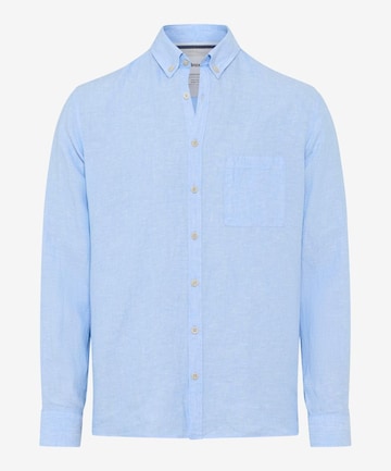 BRAX Regular fit Button Up Shirt 'DIRK' in Blue: front