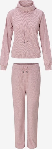 LingaDore Leisure suit in Pink: front