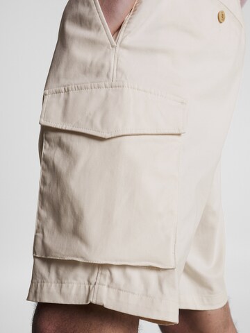 TOMMY HILFIGER Regular Cargo Pants '1985 Collection' in White