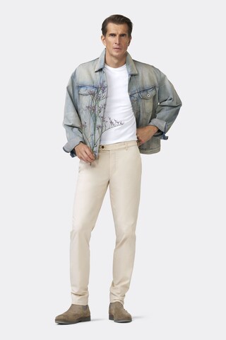 Coupe slim Pantalon chino MMX Germany en beige