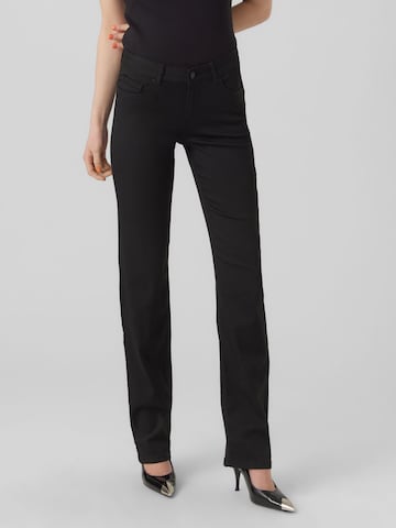 VERO MODA Regular Jeans in Zwart: voorkant