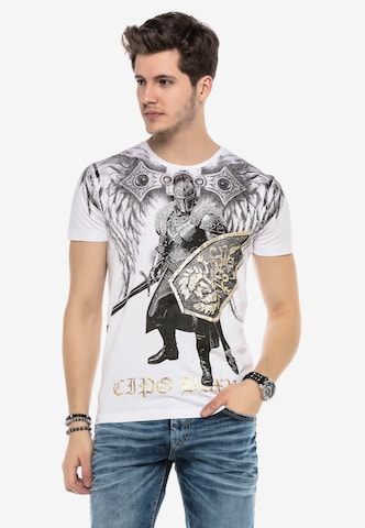 CIPO & BAXX Shirt 'VIKING WARRIOR' in Gemengde kleuren: voorkant