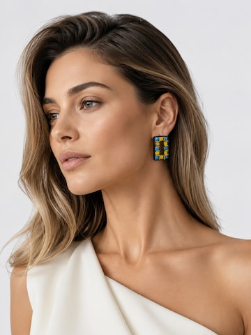 Boucles d'oreilles 'Simona' RteRme en bleu