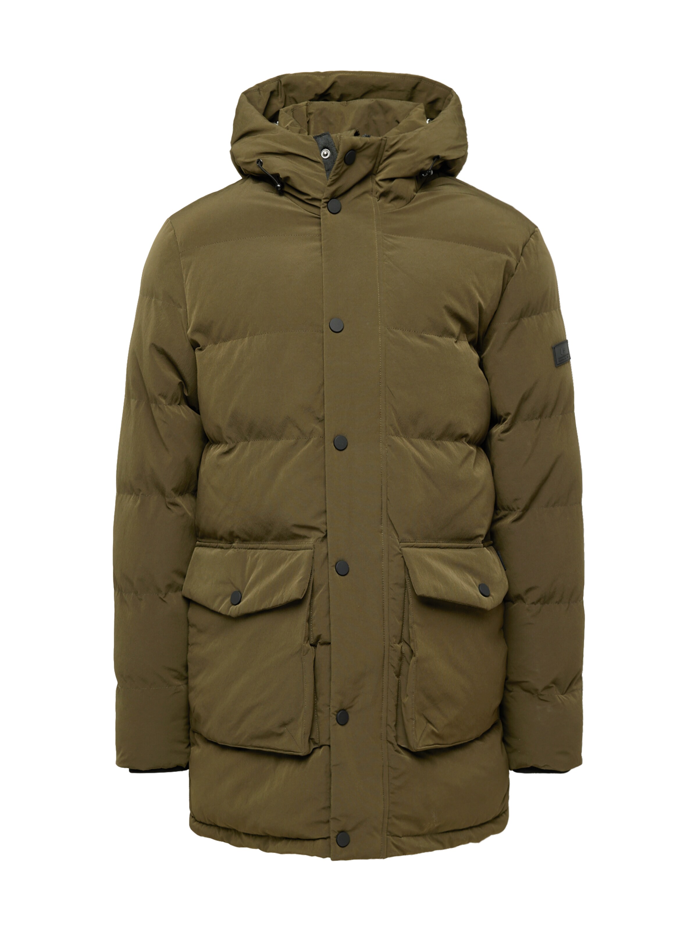 BLEND Winterjas in Groen: voorkant