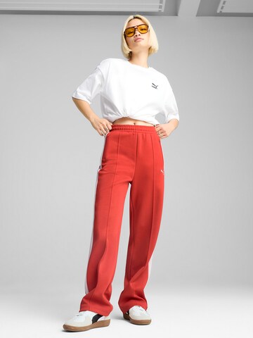 PUMA Loosefit Broek 'T7 ALWAYS ON' in Rood