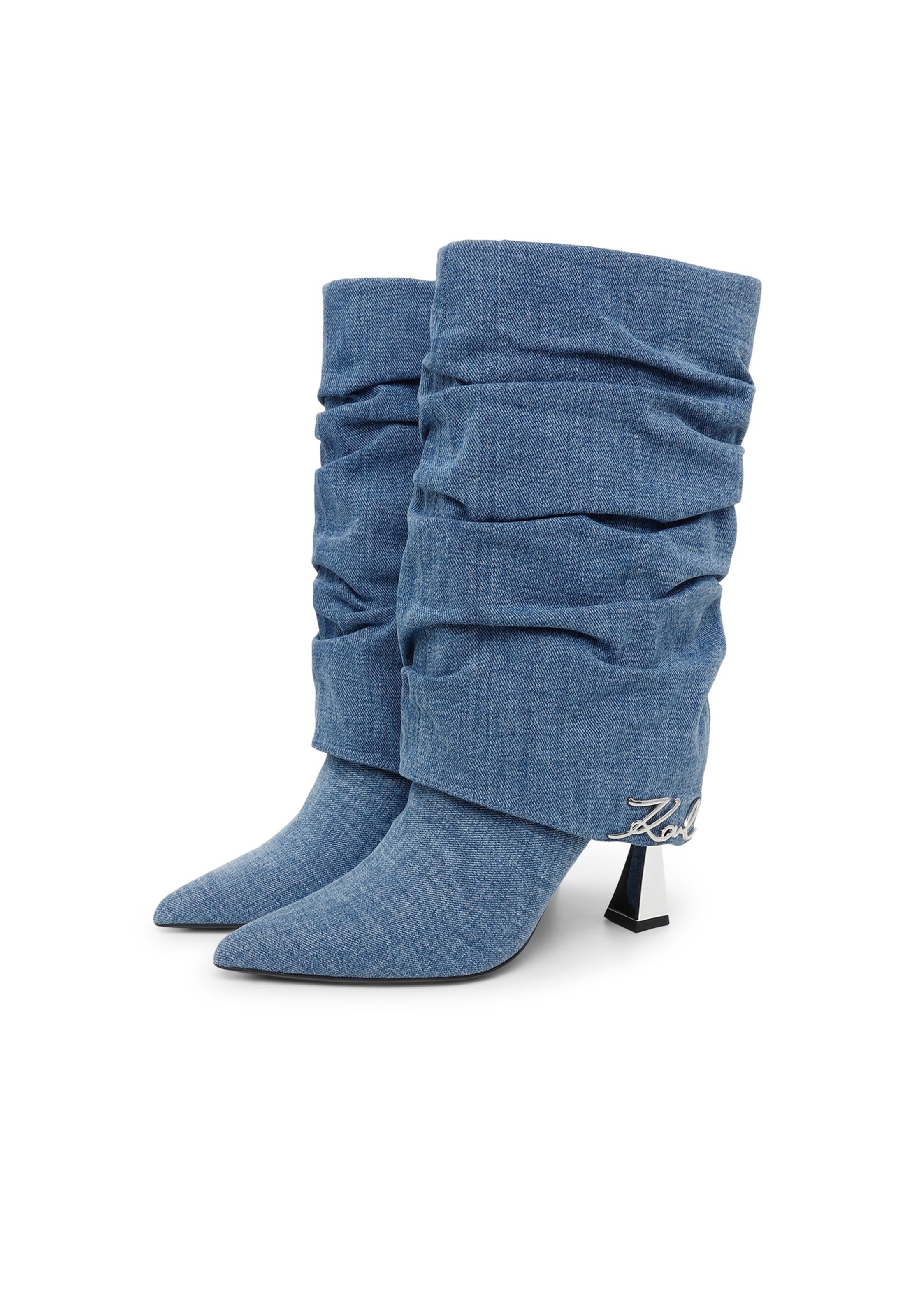 Bottines 'DEBUTANTE' Karl Lagerfeld en bleu