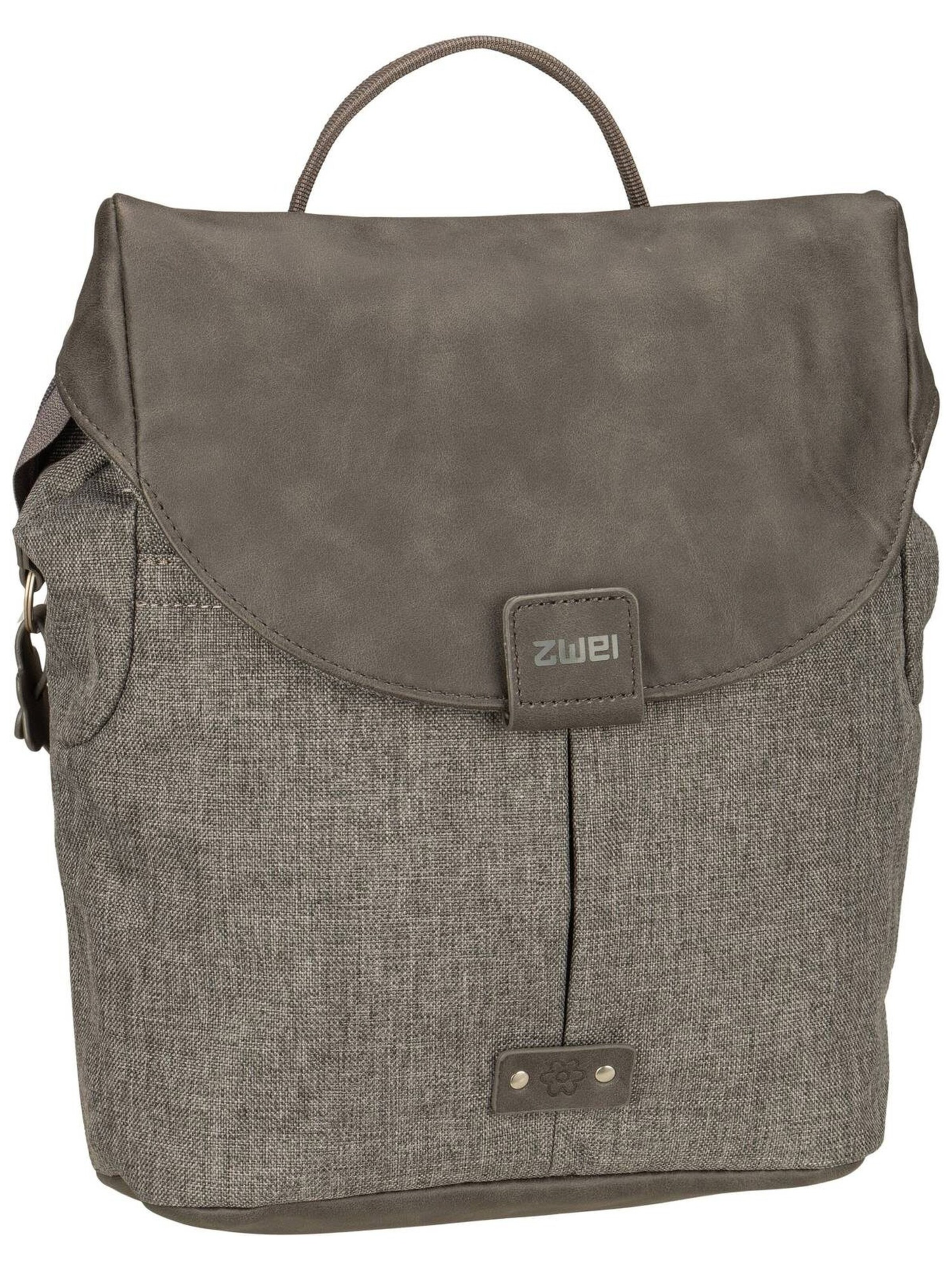 ZWEI Backpack 'Olli' in Grey: front