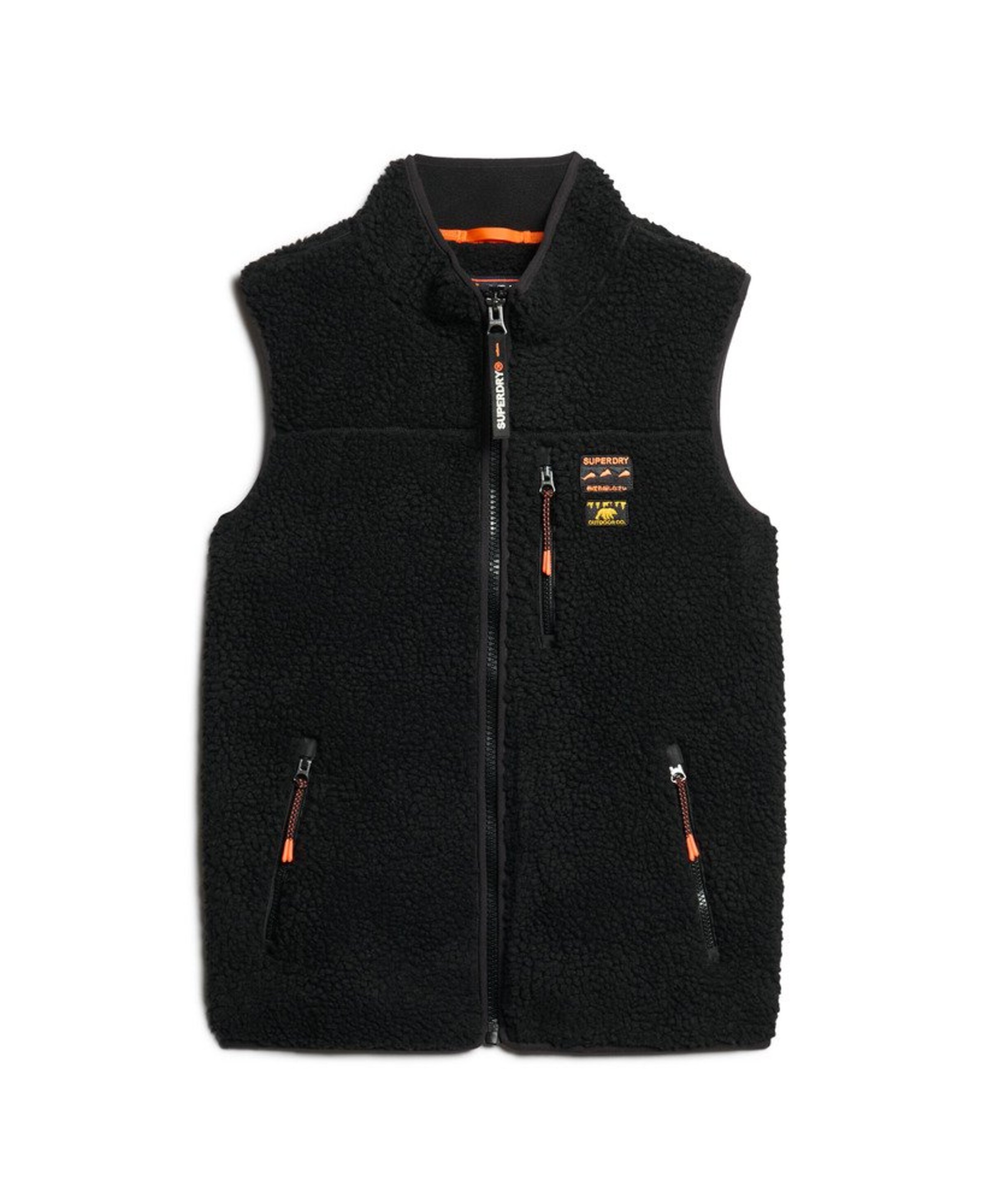 Superdry Bodywarmer in Zwart: voorkant