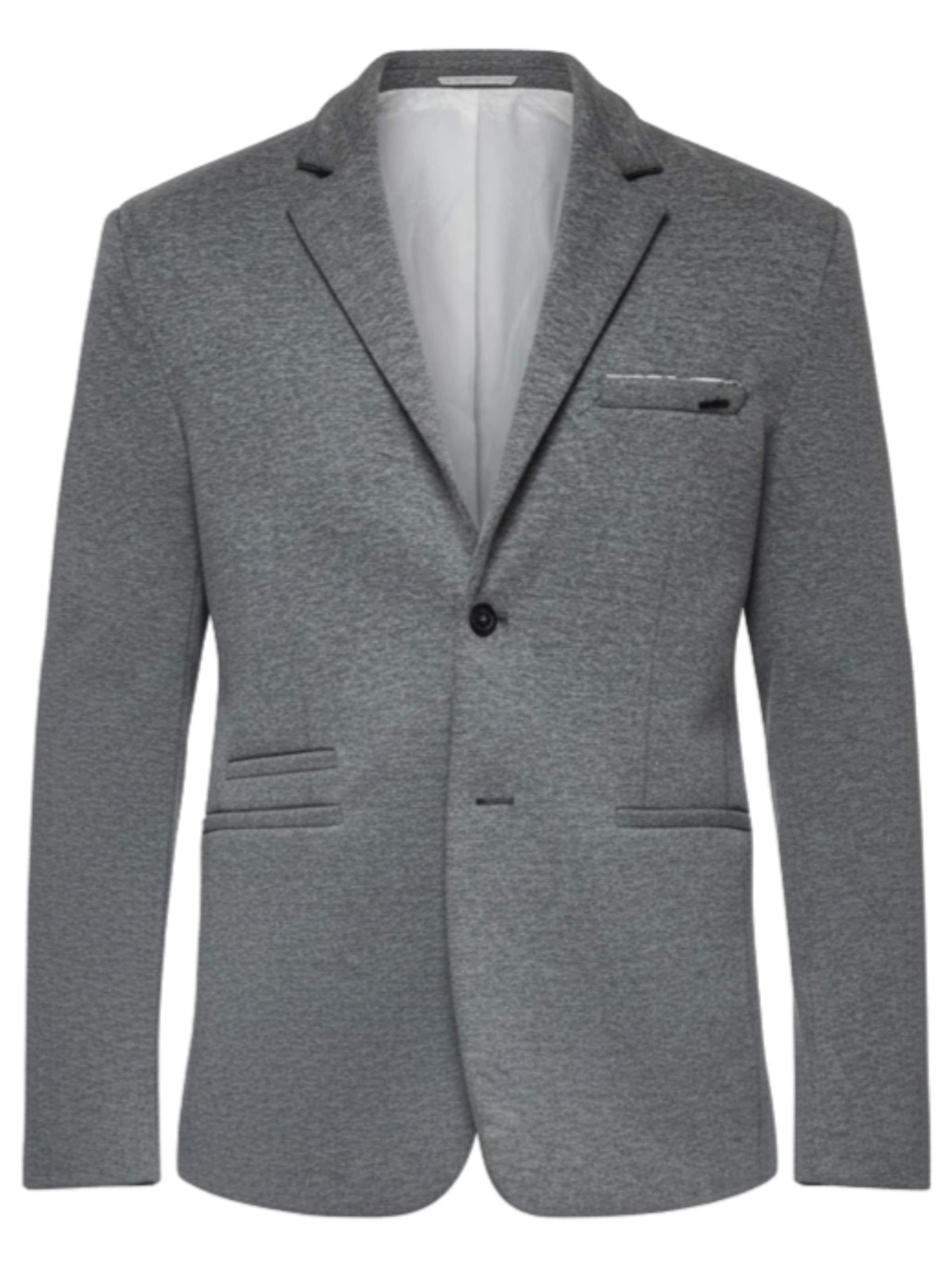 Ombre Slim fit Colbert in Grijs: voorkant