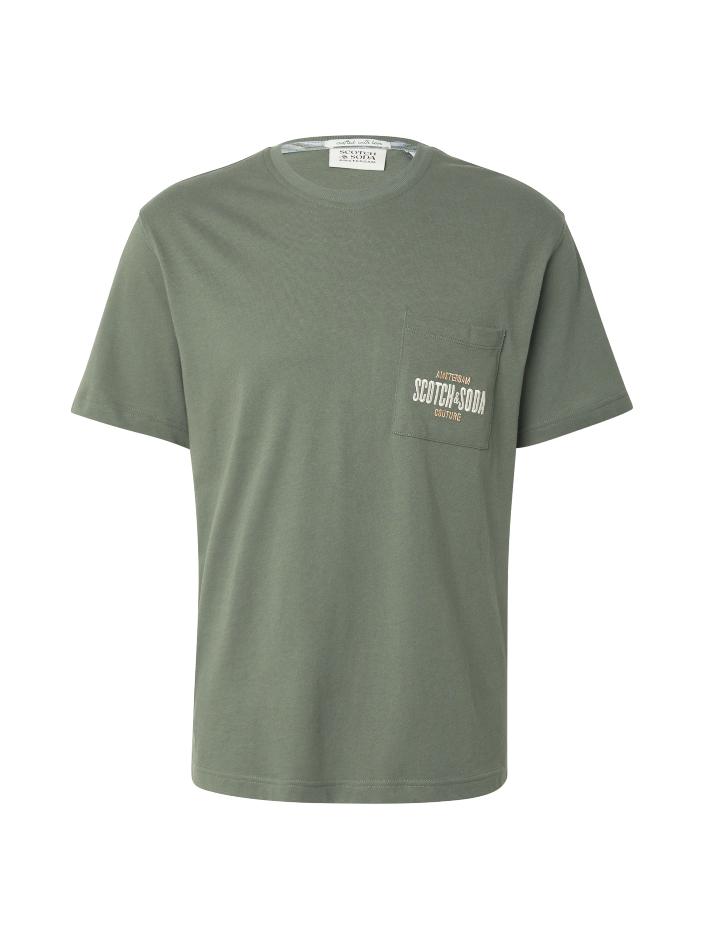 SCOTCH & SODA Póló - zöld: elől