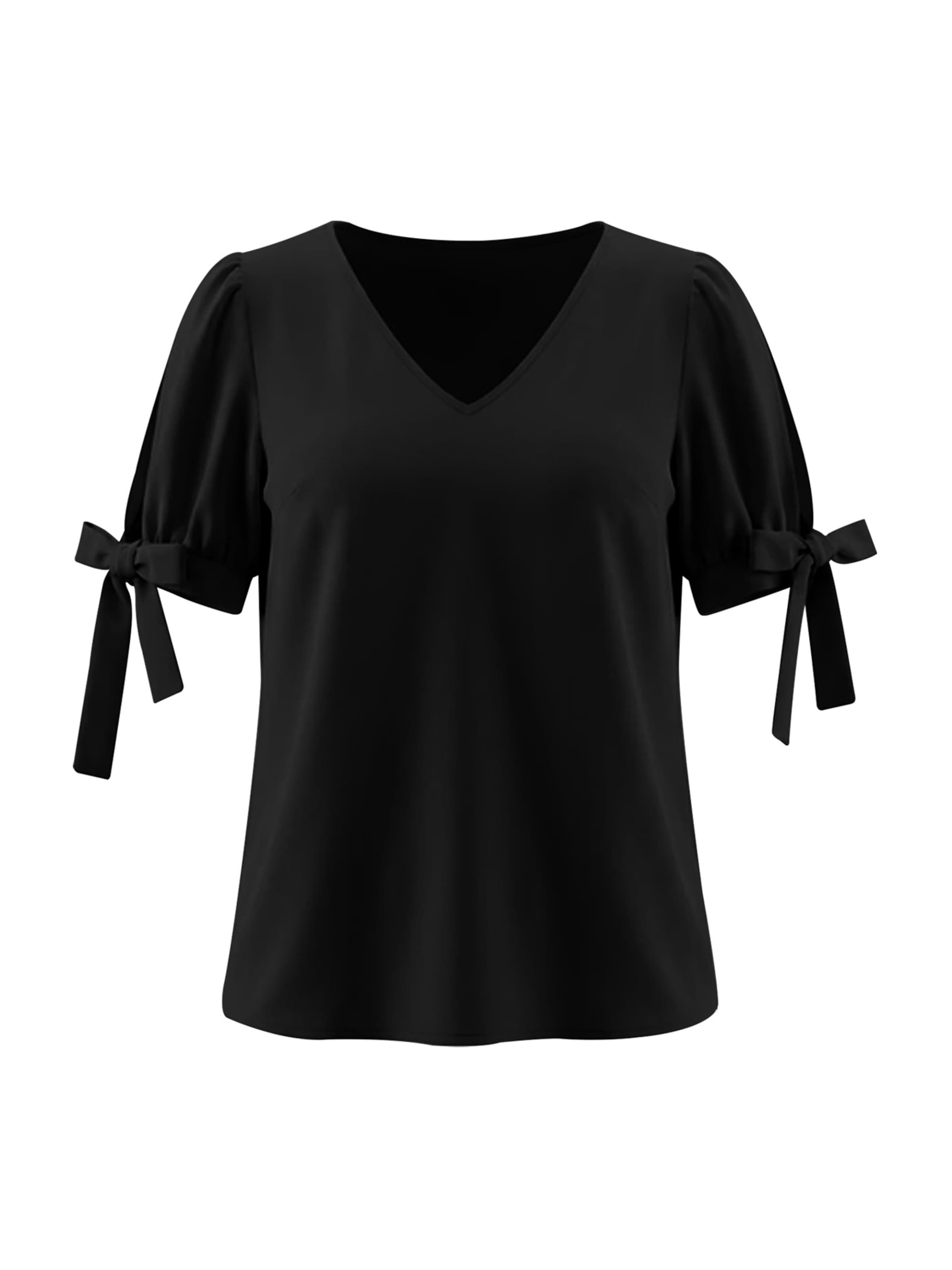 Imily Bela Bluse in Schwarz: Vorderseite
