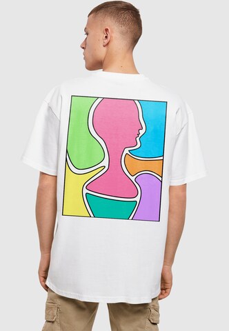 Merchcode Shirt 'Artistic Minds' in Wit: voorkant