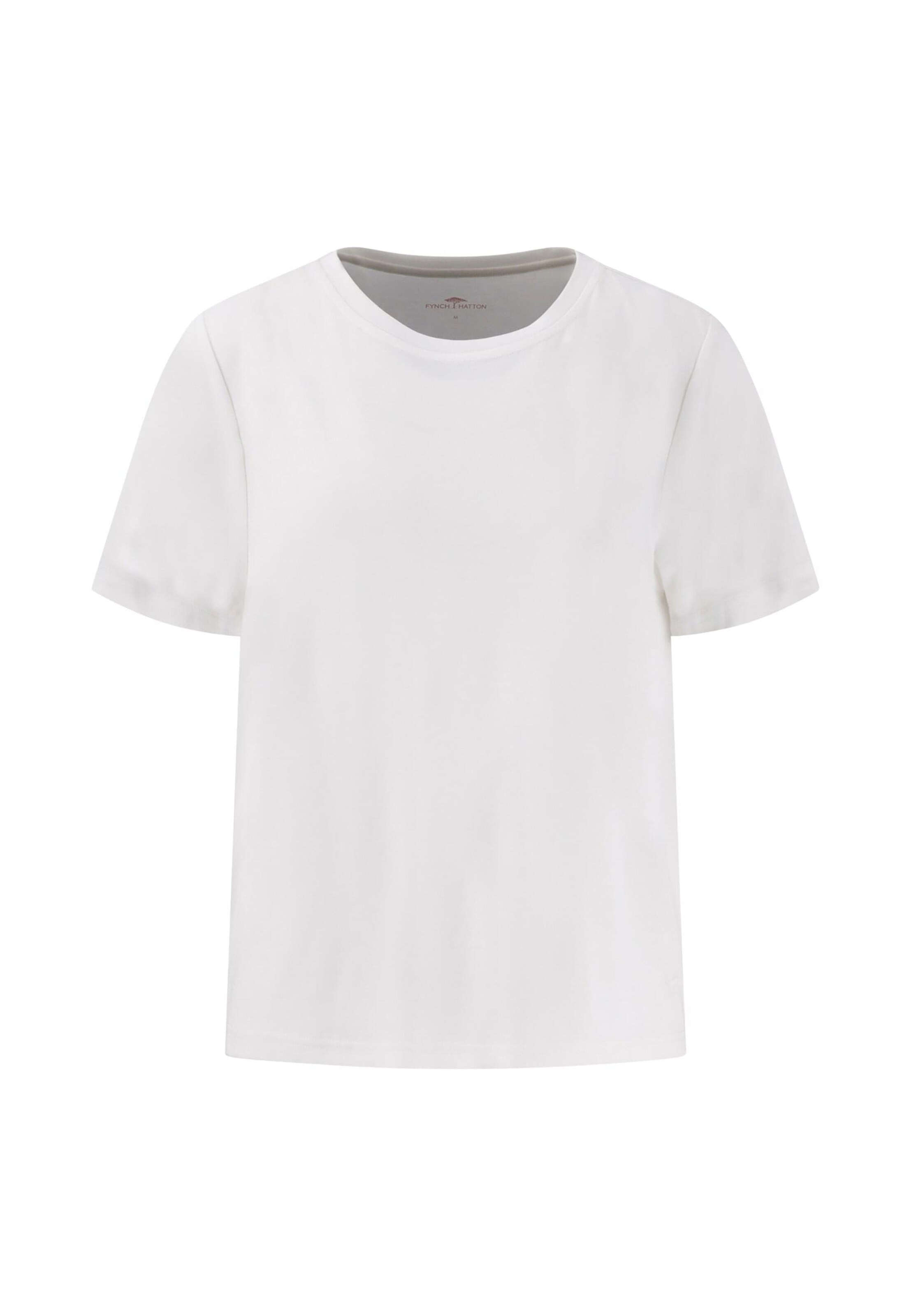 FYNCH-HATTON Tričko – bílá: přední strana