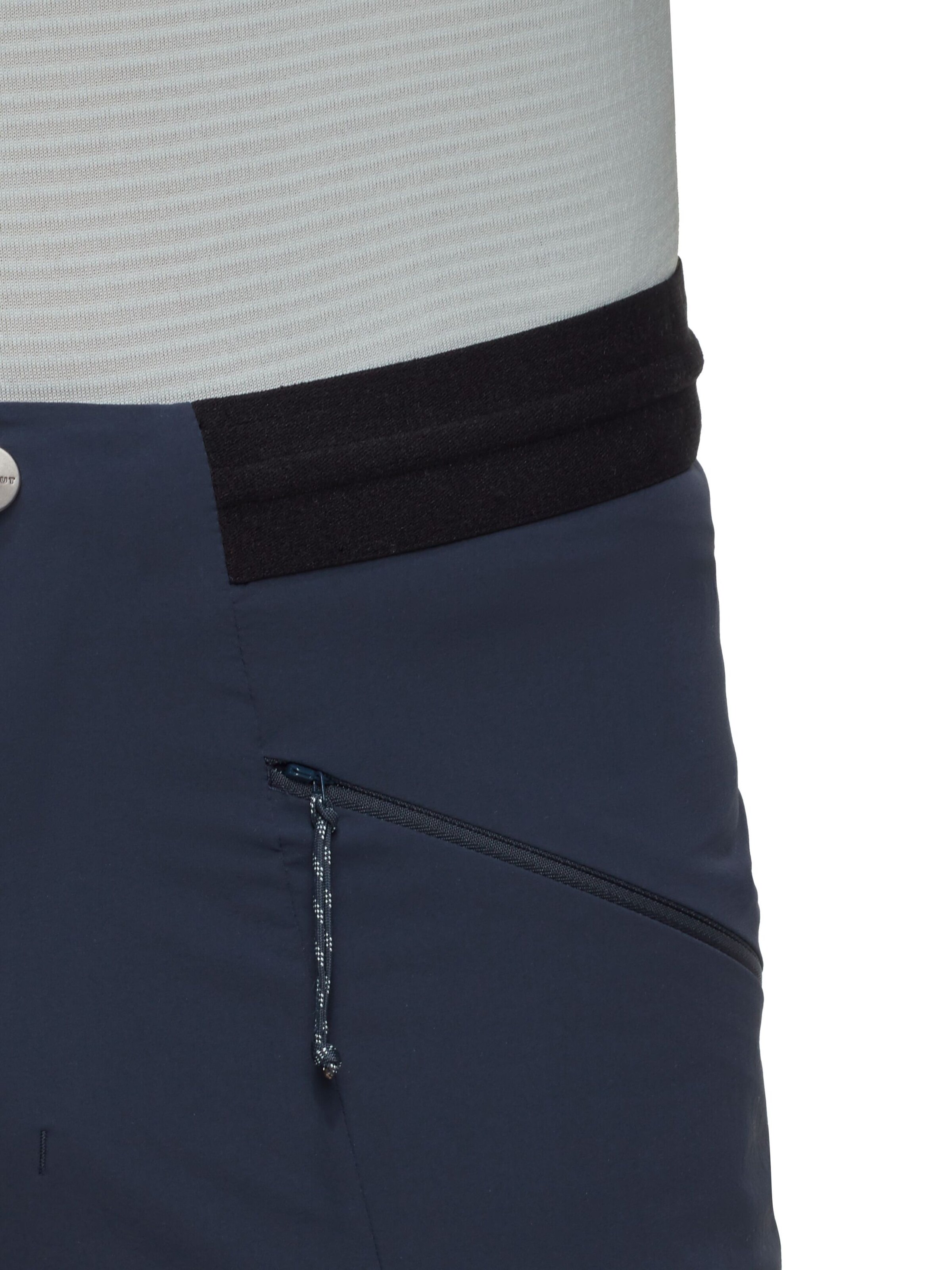 MAMMUT Loose fit Outdoor Pants 'Aenergy' in Blue