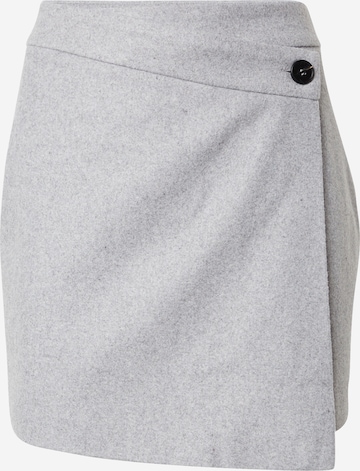4th & Reckless Skirt 'CAPPUCINE' in Grey: front