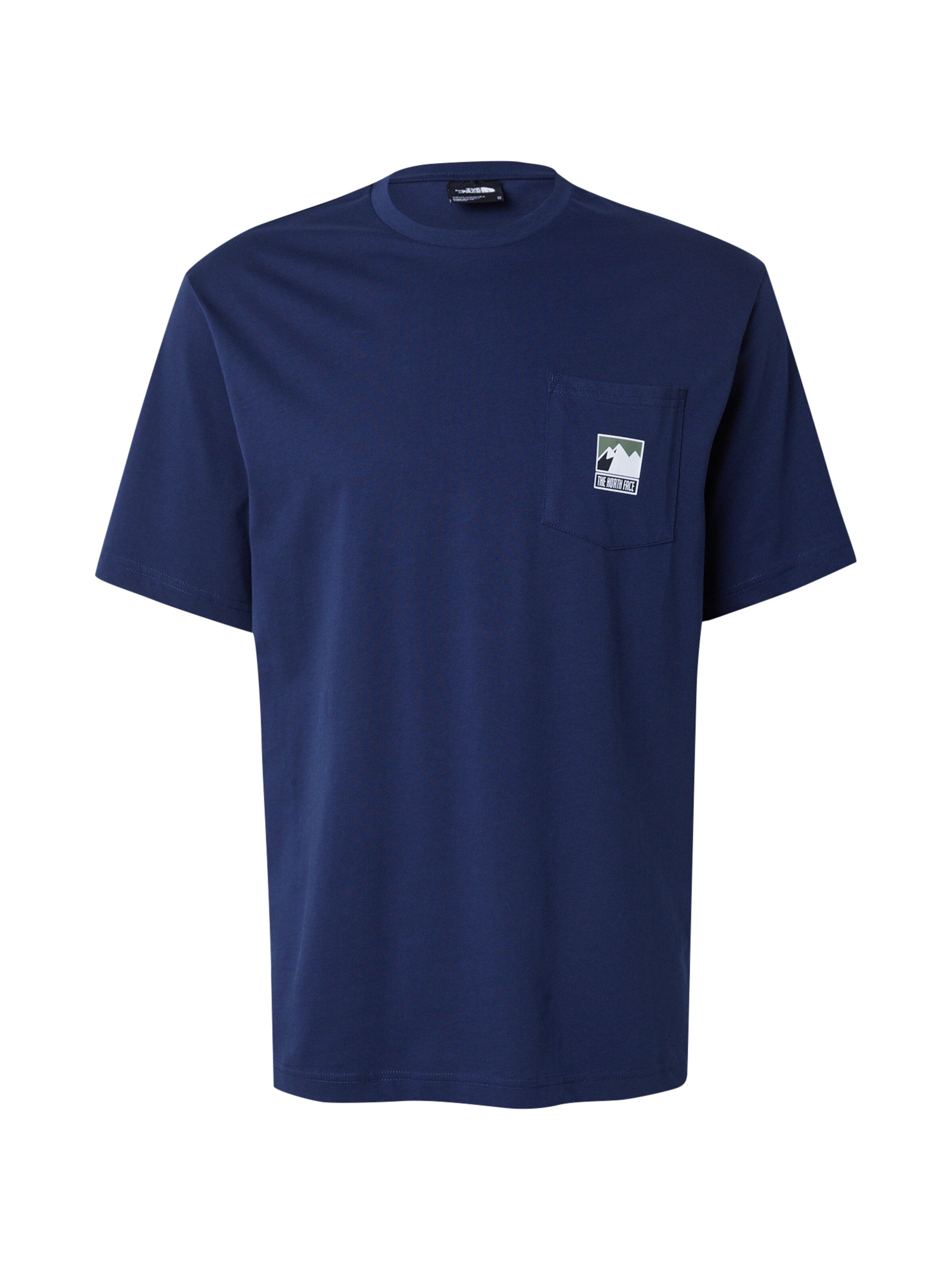 Tricou 'MOUNTAIN' de la THE NORTH FACE pe albastru: față