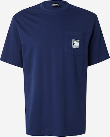 T-Shirt 'MOUNTAIN' THE NORTH FACE en bleu : devant