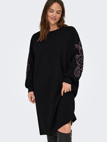 ONLY Carmakoma - Vestido 'CARELLE' en negro: frente
