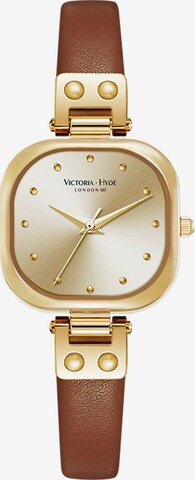 Victoria Hyde Analoog horloge 'Rock' in Bruin: voorkant