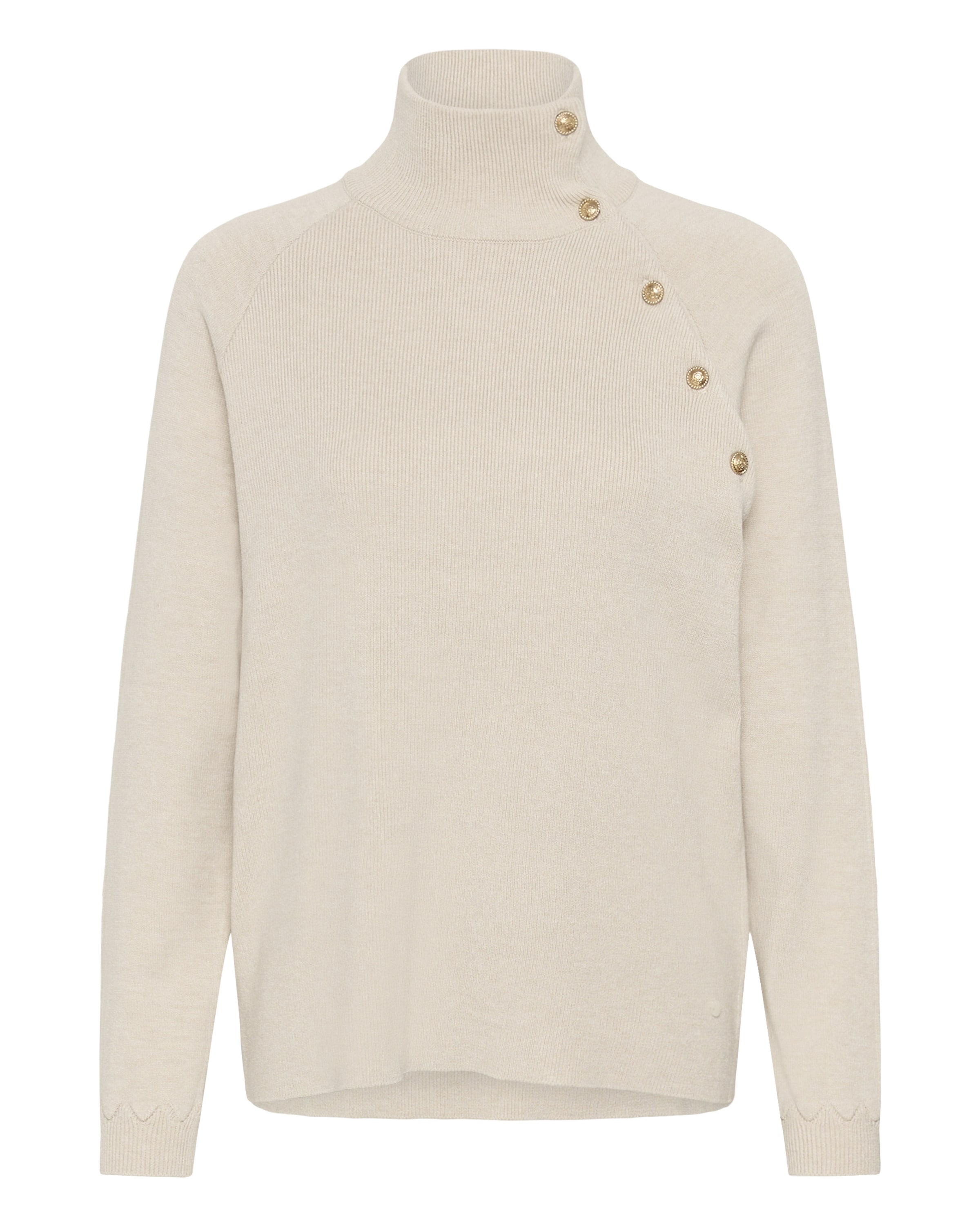 Cream - Jersey 'Dela' en beige: frente