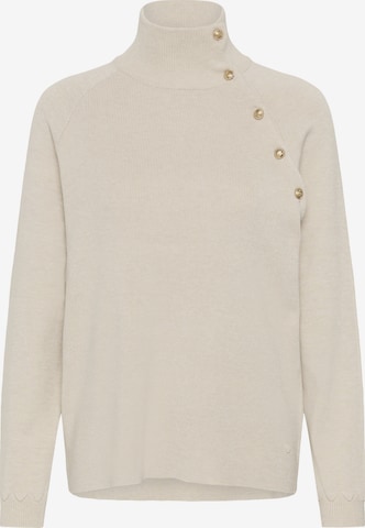 Cream - Jersey 'Dela' en beige: frente