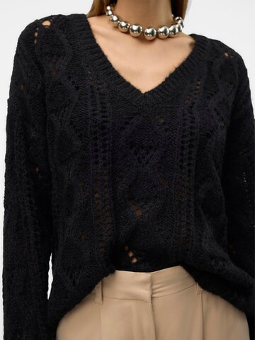 VERO MODA Sweater 'NEWERIN' in Black