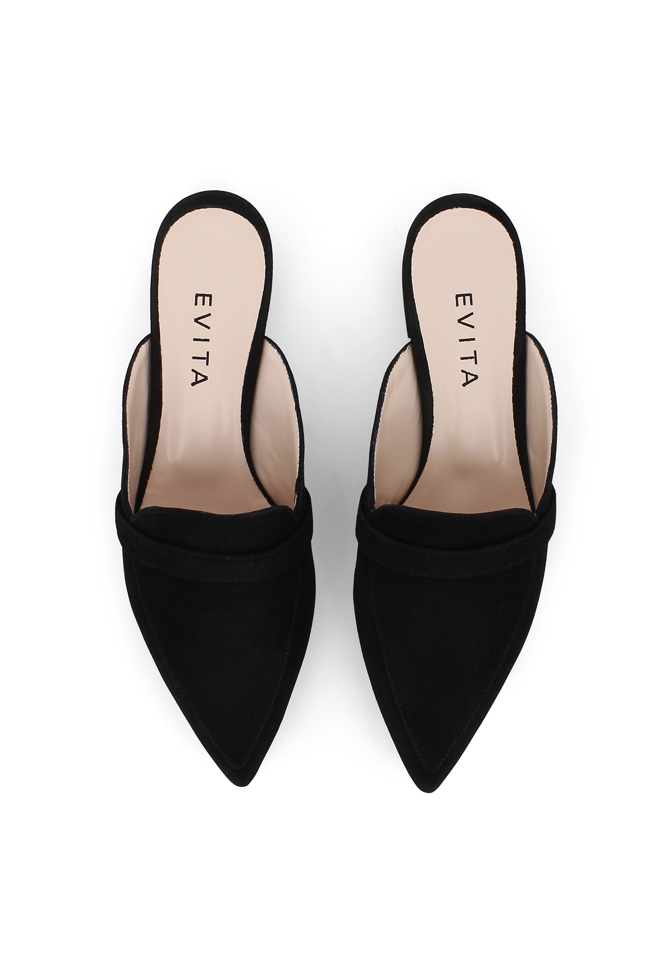EVITA Mule 'FRANCA' in Black