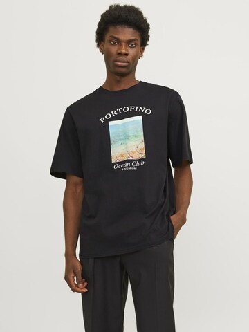 Maglietta di JACK & JONES in nero: frontale