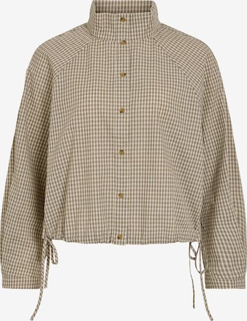 VILA Blouse 'VISALINA' in Beige: voorkant