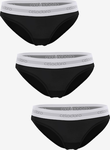 celodoro Panty 'Sport Comfort' in Black: front
