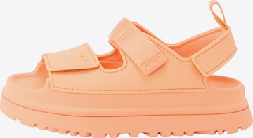 Chaussures ouvertes 'GOLDENGLOW' UGG en rouge : devant