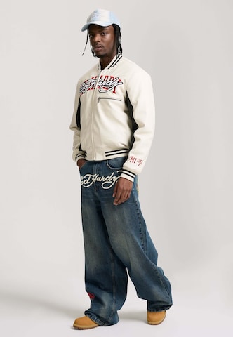 bēšs Ed Hardy Ziemas jaka '1971 Panther'