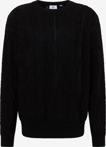 Pull-over 'Dima' Carlo Colucci en noir : devant