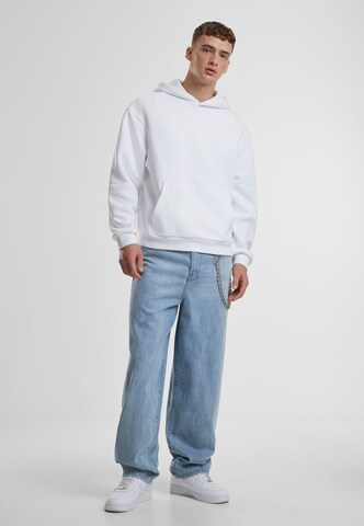 Urban Classics Sweatshirt 'Fluffy' in White