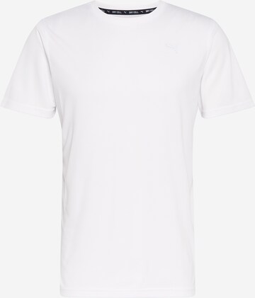 PUMA - Camiseta funcional en blanco: frente