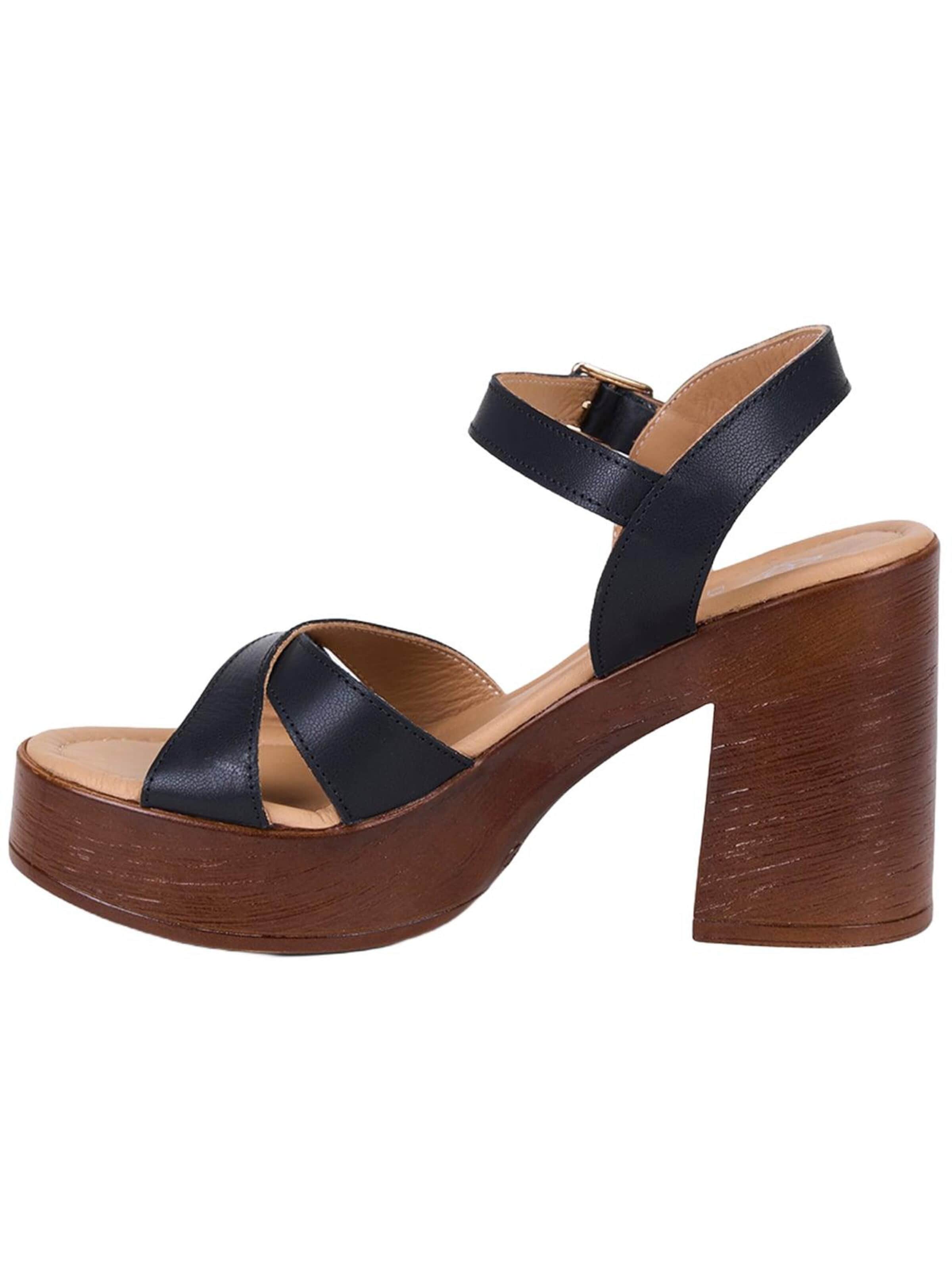 Desa Strap Sandals 'Sandalen mit Blockabsatz' in Black