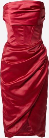 Bardot - Vestido de cocktail 'KIRA' em vermelho: frente