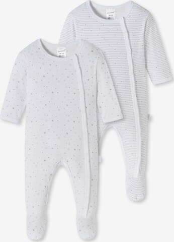 SCHIESSER Romper/Bodysuit ' Original Classics ' in White: front