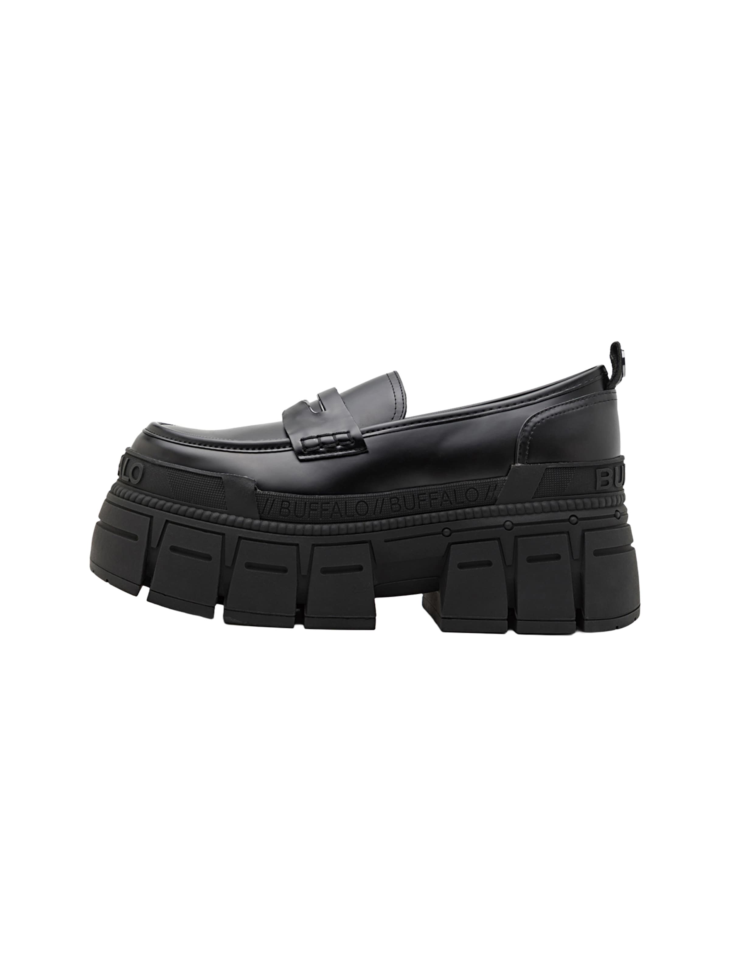 BUFFALO Παντοφλέ 'GOSPHER' σε μαύρο: μπροστά