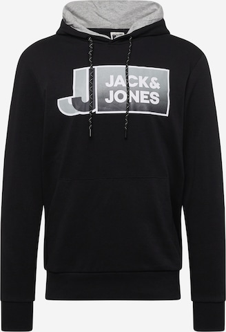JACK & JONES Sweatshirt 'LOGAN' in Black: front