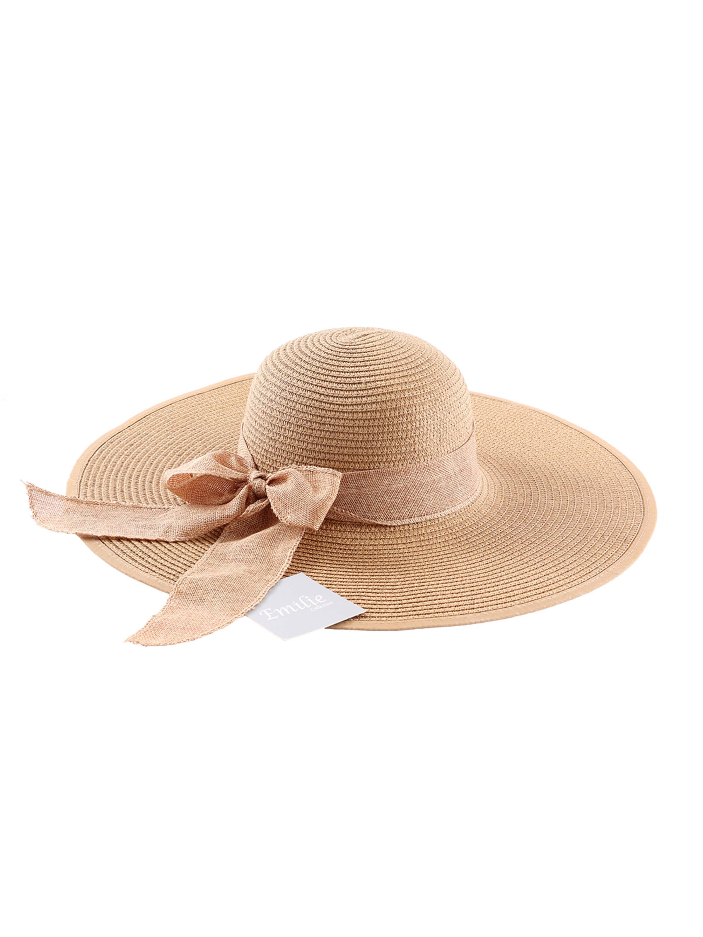 Emilie collection - Sombrero 'Hat' en beige: frente