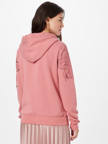 Superdry Sweatshirt 'Bohemian Crafted' in Roze
