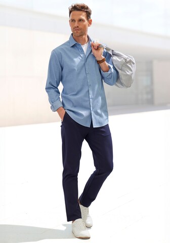 H.I.S Regular fit Poslovna srajca | modra barva