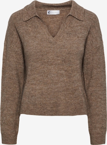 PIECES Sweater 'SILLE' in Beige: front