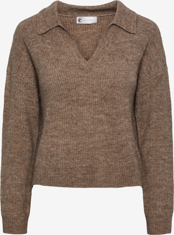 Pull-over 'SILLE' PIECES en beige : devant