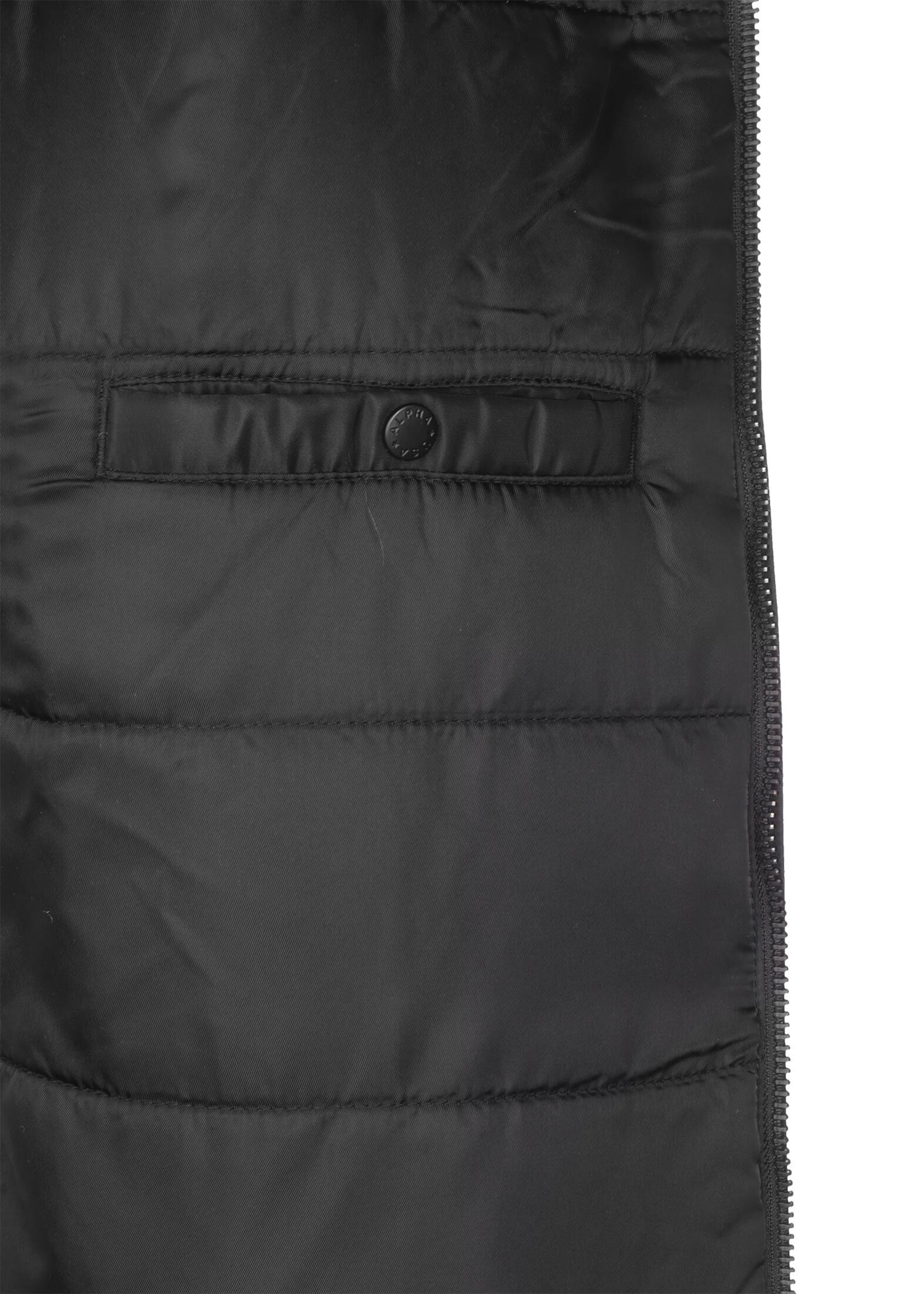 ALPHA INDUSTRIES Prechodná bunda 'MA-1 ZH' - Čierna