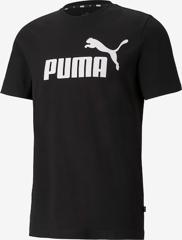 PUMA חולצות ספורט בשחור: מלפנים