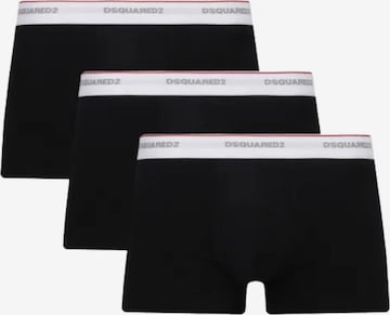 DSQUARED2 Boxer shorts '3-pack printed boxers' in Black: front