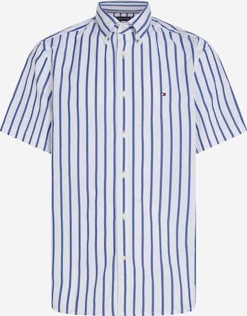 TOMMY HILFIGER Button Up Shirt 'Flex' in Blue: front